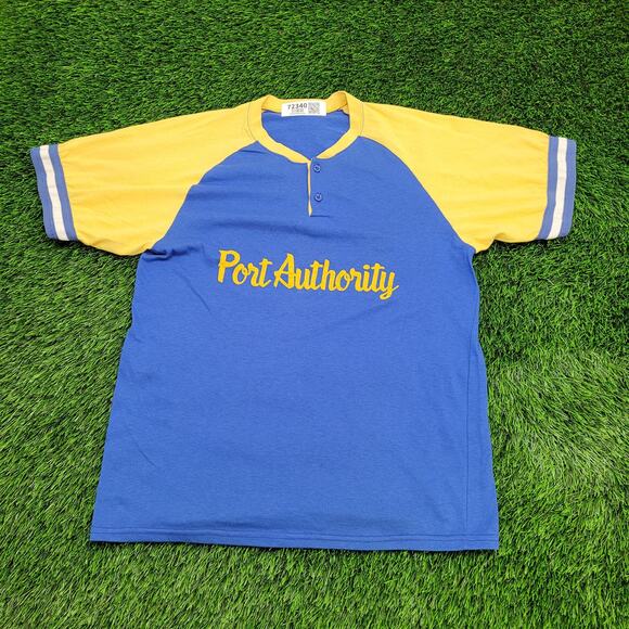 Vintage 80s MOD Shirt Medium 20x27 Two-Tone - Picture 1 of 14